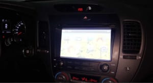 Kia k3 mờ màn hình