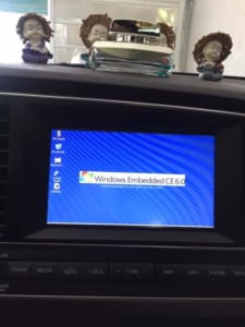 Màn hình Elantra lỗi Windowa CE