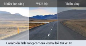 Công nghệ WDR trên 70mai A500S