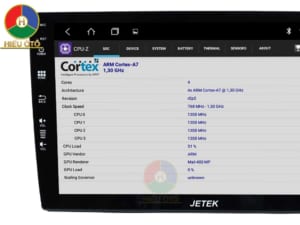 Cấu hình màn android ô tô jetek