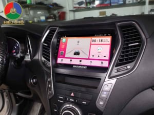 Màn android Hyundai Santafe
