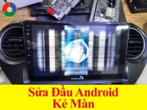 Màn hình android bị kẻ