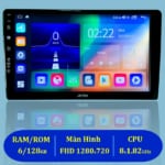Đầu Android Ô Tô Jetek J6 Ram 6Gb Rom 128Gb Chipset 8x