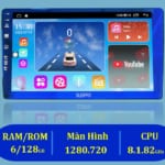 Màn Android Ô Tô OledPro X8 RAM 6GB ROM 128 GB, CPU 8x
