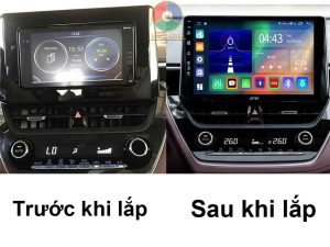 Màn hình Android và màn CD xe Toyota Cross