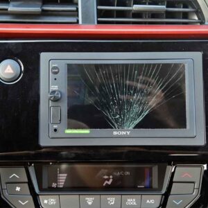 lỗi vỡ màn hình xe honda brio