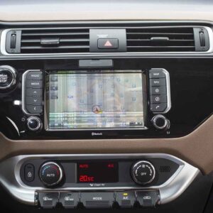 Sửa lỗi kẻ màn hình xe Kia Rio