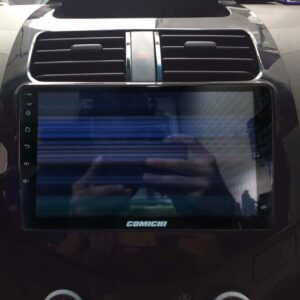 màn hình android xe chevrolet spark kẻ màn