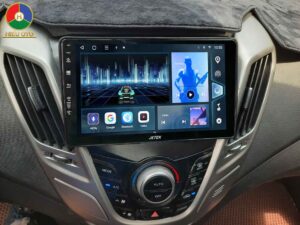 màn hình android thương hiệu jetek xe hyundai veloster