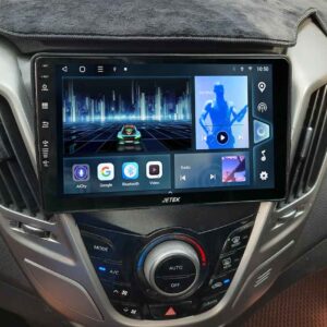 màn hình android thương hiệu jetek xe hyundai veloster