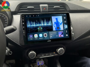 màn hình android thương hiệu jetek xe nissan almera