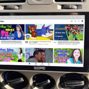 màn hình android thương hiệu oledpro xe hyundai getz