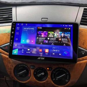 màn hình android thương hiệu jetek cho xe mitsubishi zinger