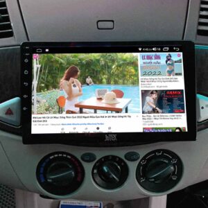 màn hình android thương hiệu jetek xe mitsubishi zinger