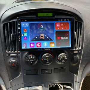 màn hình android thương hiệu oledpro cho xe hyundai starex