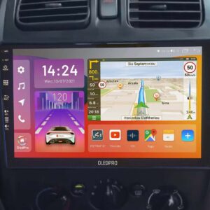 màn hình android thương hiệu oledpro xe ford laser