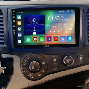 màn hình android jetek xe toyota sienna