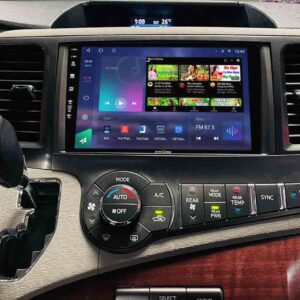 màn hình android thương hiệu jetekpro xe toyota sienna
