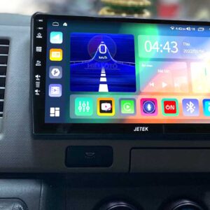 màn hình android thương hiệu oledpro xe toyota hiace