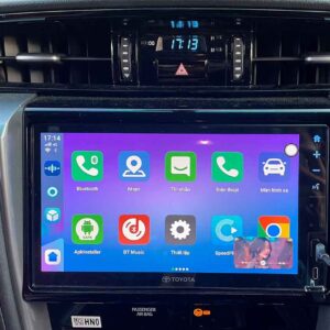 lắp android box xe toyota fortuner
