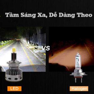 khả năng tăng sáng đèn led 360 ô tô