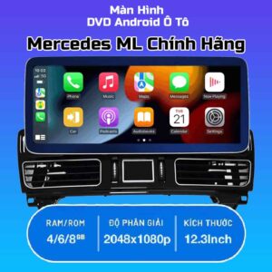 màn hình android xe mercedes ml