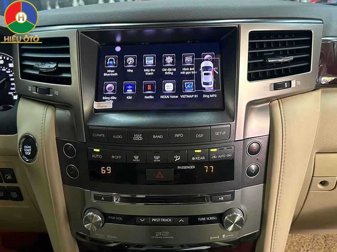 màn hình android 9 inch xe lexus lx570