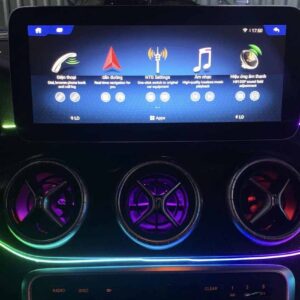 màn hình android ô tô mercedes cla
