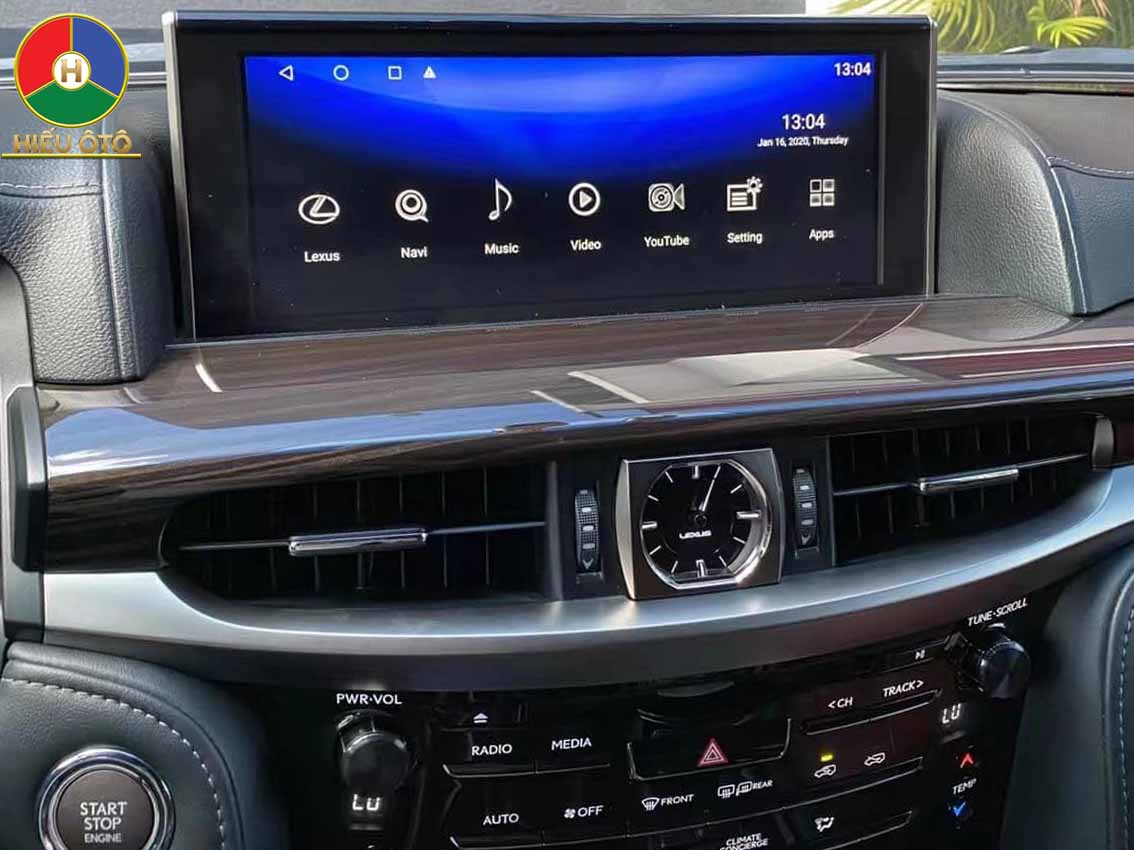 màn hình android ô tô lexus lx570