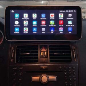 màn hình android oto mercedes c200