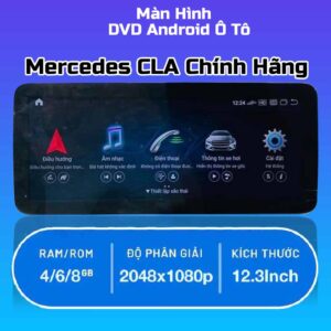 màn hình android xe mercedes cla