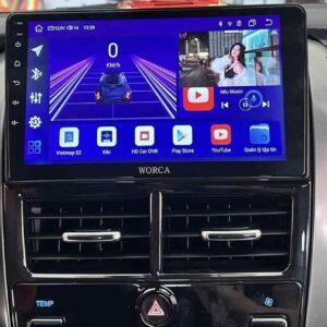 màn hình android worca xe toyota vios