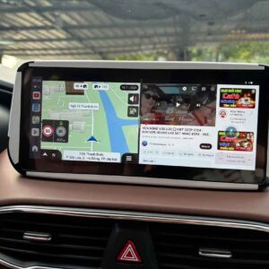 android box xe oto hyundai santafe