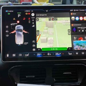 android auto box xe ô tô vinfast vf8