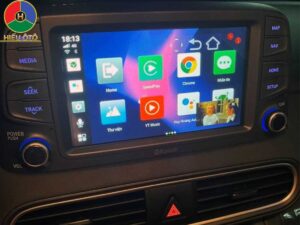 android auto box xe hyundai kona
