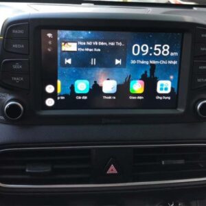 android auto box xe oto hyundai kona