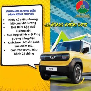 Độ Gương Gập Điện Vinfast VF3