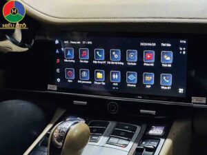 màn hình androis ô tô porsche panamera