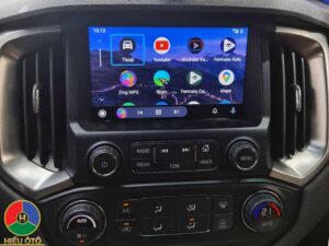 android auto box ô tô chevrolet colorado chính hãng