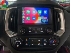 android auto box xe ô tô chevrolet colorado 2017