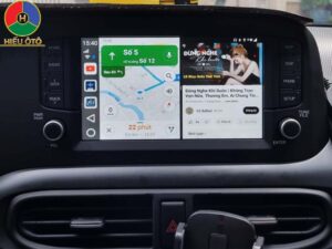 android auto box xe ô tô hyundai i10 2023, 2024, 2025