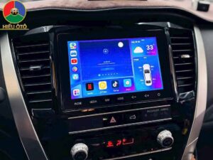 android auto box xe ô tô mitsubishi pajero sport 2020, 2021, 2022, 2023, 2024, 2025