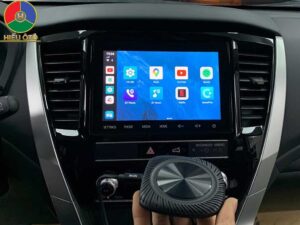 android auto box xe ô tô mitsubishi pajero sport