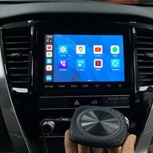android auto box xe ô tô mitsubishi pajero sport