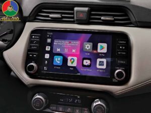 android auto box xe ô tô nissan almera 2022