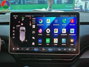 android auto box xe ô tô vinfast vf9