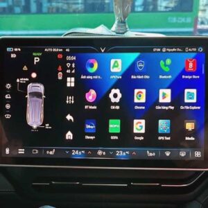 android auto box xe ô tô vinfast vf9