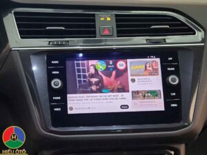 android auto box xe ô tô volkswagen tiguan 2019