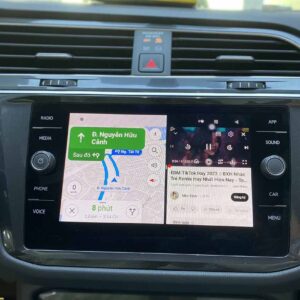 android auto box xe ô tô volkswagen tiguan 2023
