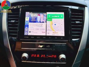 android box xe ô tô mitsubishi pajero sport
